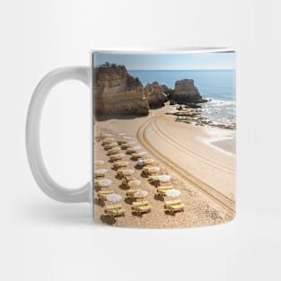 Scenic golden cliffs near Alvor Mug